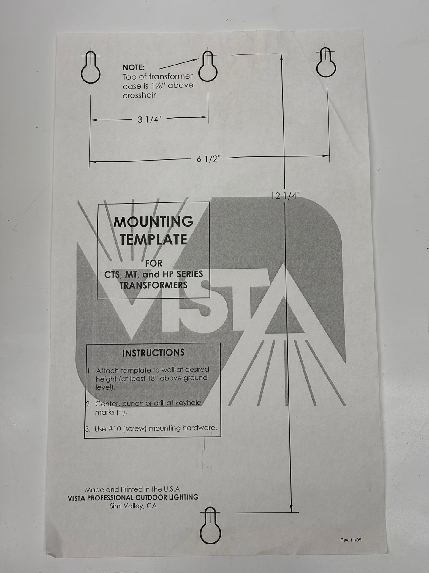 Vista Outdoor Lighting (MT-300T), MT Series Transformer, w/ Timer
