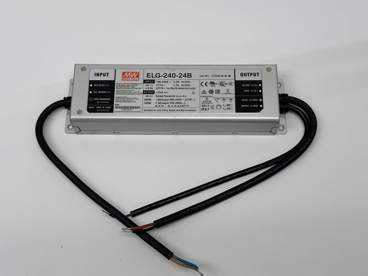 Mean Well (ELG-240-24B), 24Vdc, 10A, Dimmable, LED Driver, No Box
