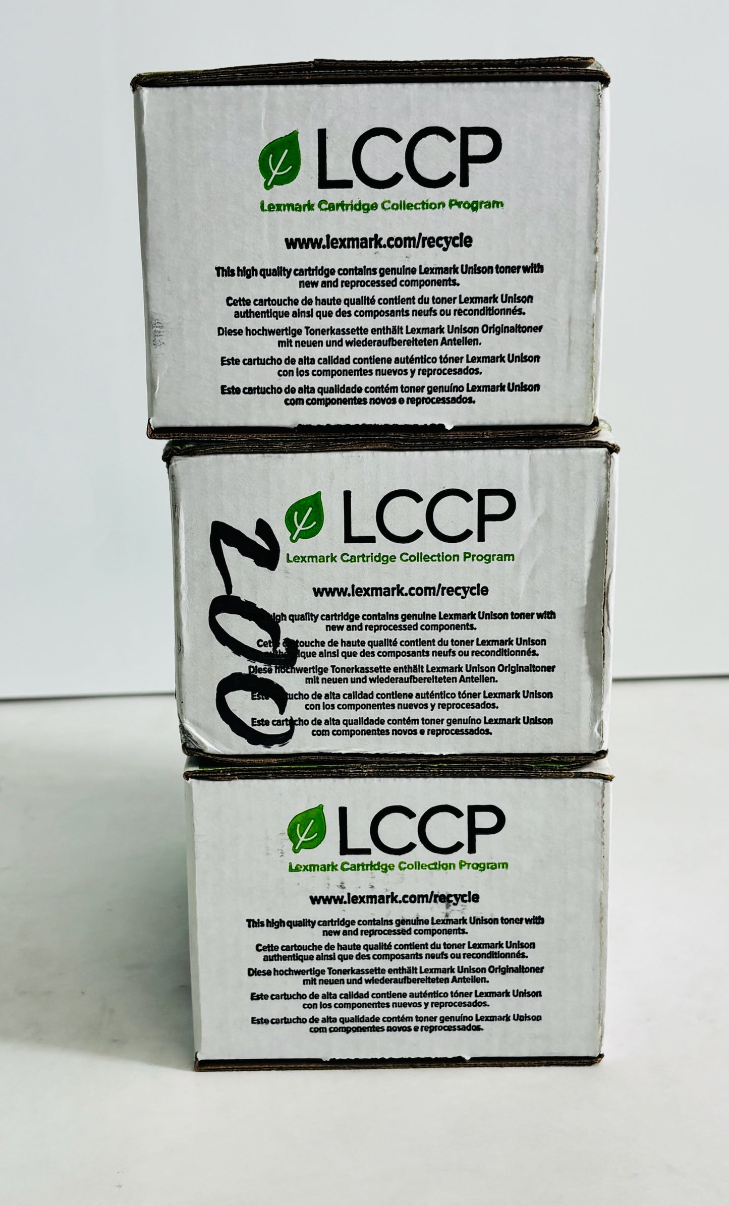 3 Genuine Lexmark C4150 Magenta, Yellow & Black Toners 24B6517, 24B6518, 24B6519