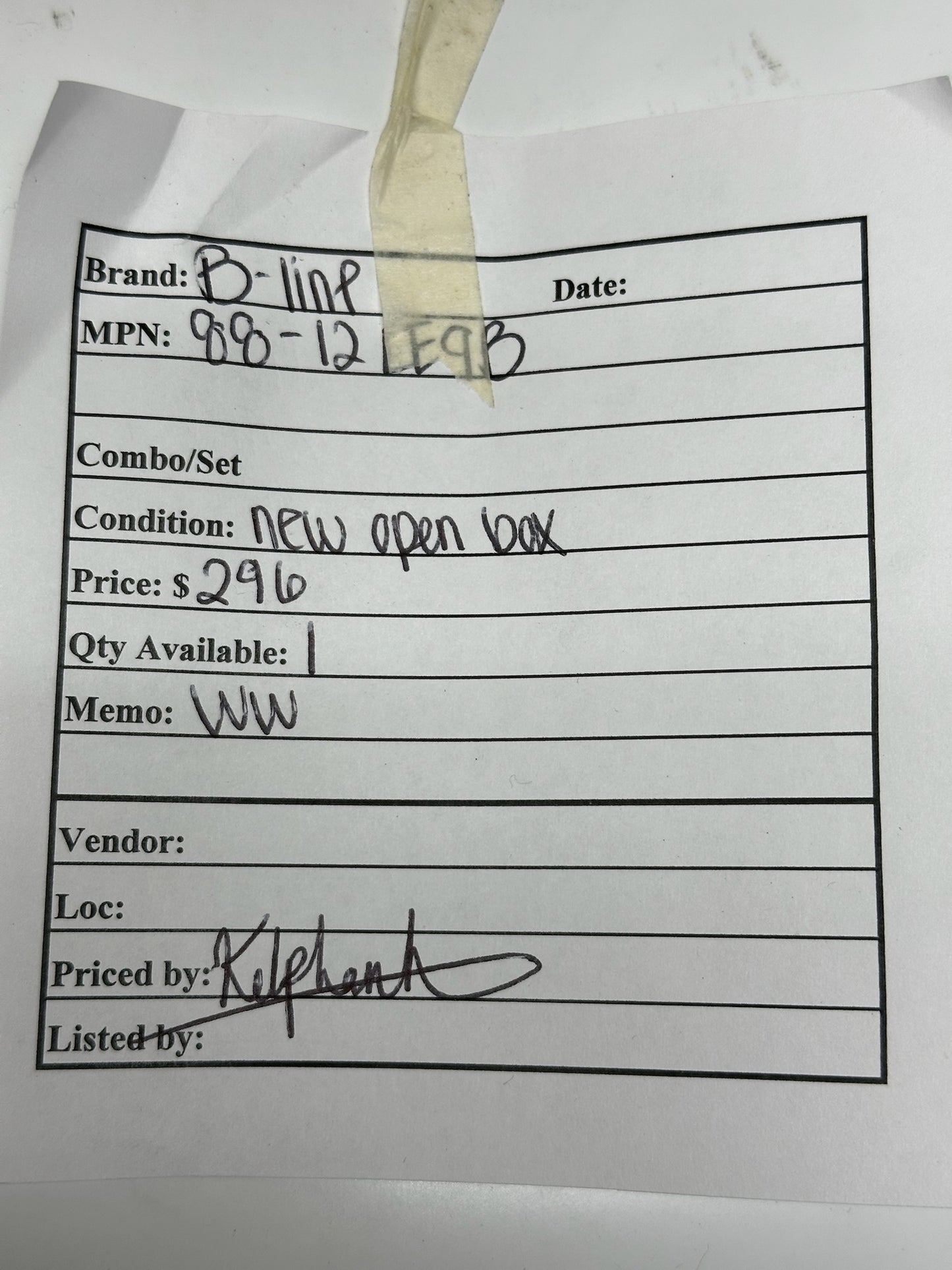 New Open B-Line 66-12LCF 12-Inch Steel Cable Tray Connector Flat Plate