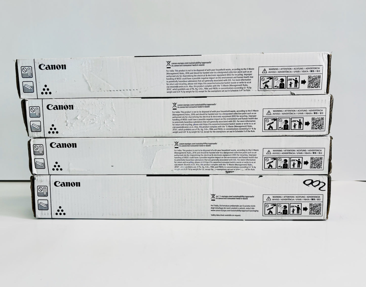 4 Genuine Canon IRA C5850i,DX C5870i High Yield Toners GPR-61, GPR61CMYK