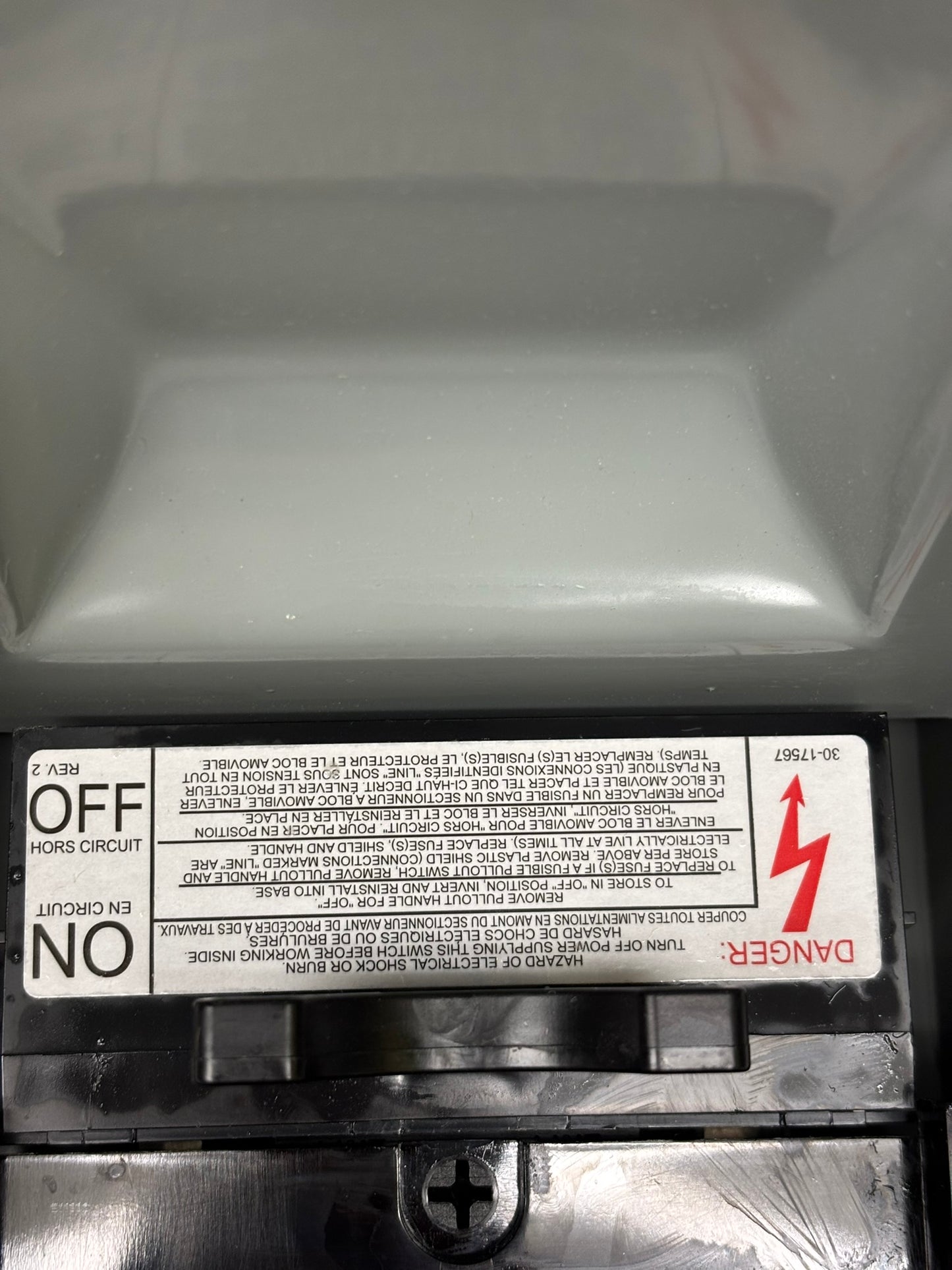 Lot Of 2 Eaton (DPF222R) 60A 1-Phase Fusible Pull-Out AC Switch, 120/240V NEW