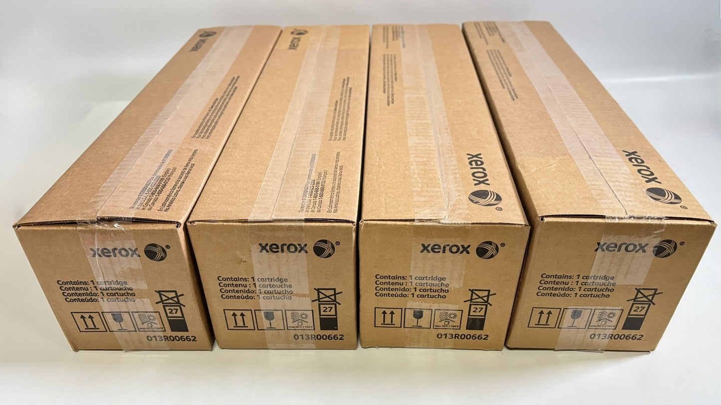 4 Genuine Xerox 7545,7830,7855i Altalink C8030,C8070 Drum Cartridges 013R00662