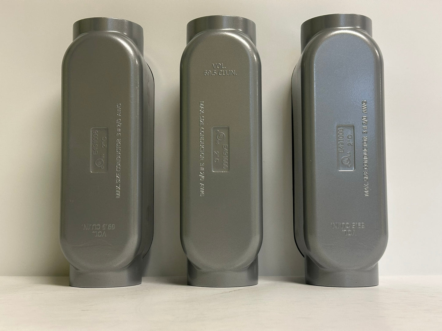 3 PK Southwire Topaz (C6CG) 2" Rigid Conduit Body C-Type Suitable For Wet Locations