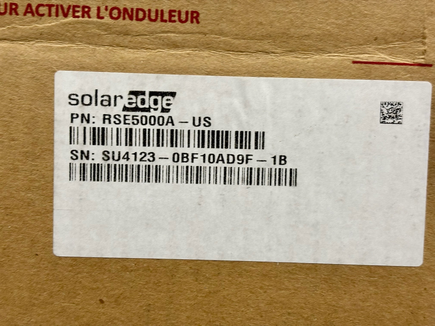 SolarEdge SE5000A-US-2 5kW Single-Phase Grid-Tied Solar Inverter