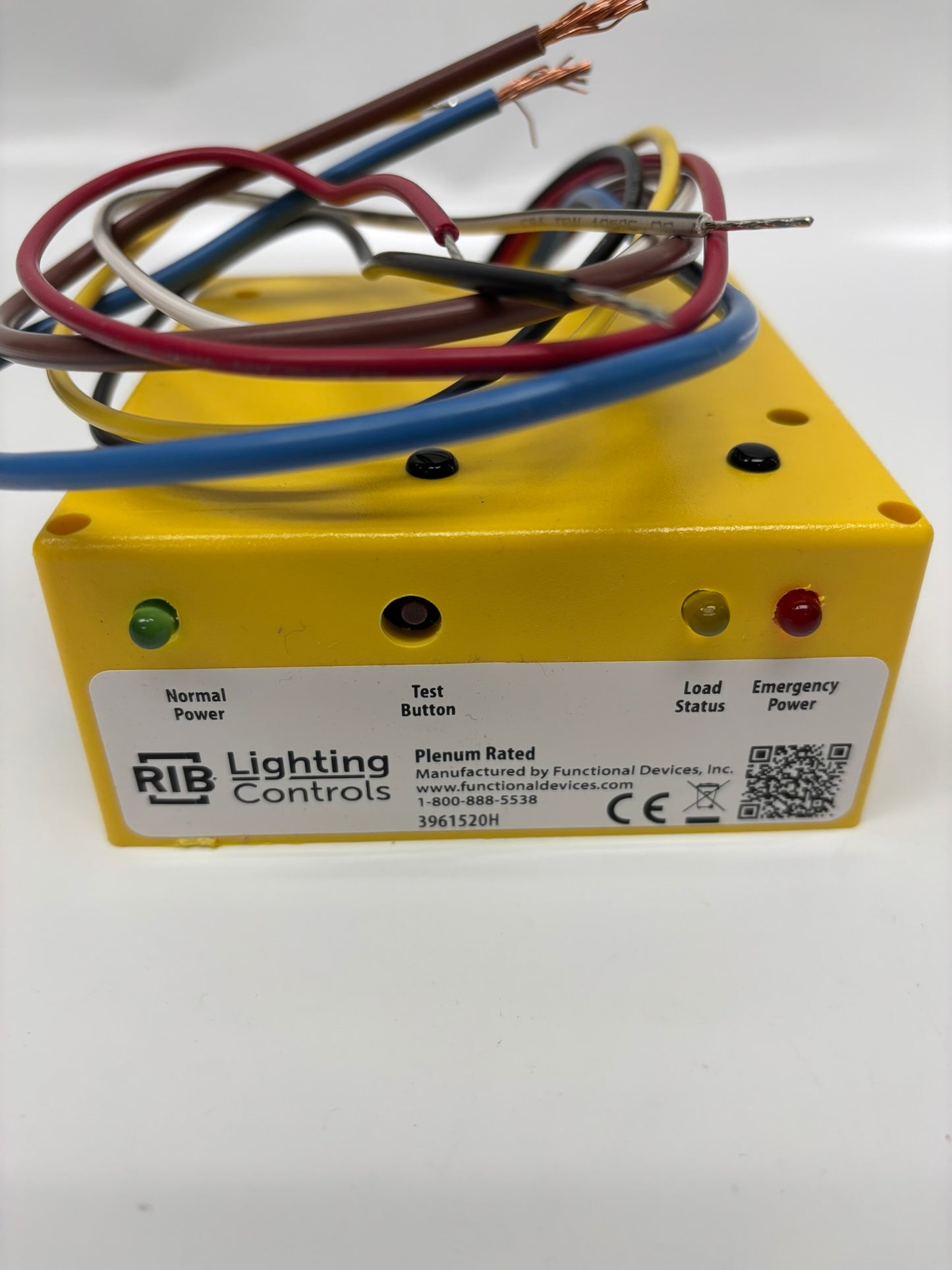 RIB ESRN UL924 Emergency Lighting Relay 120-277 Vac 20 Amp