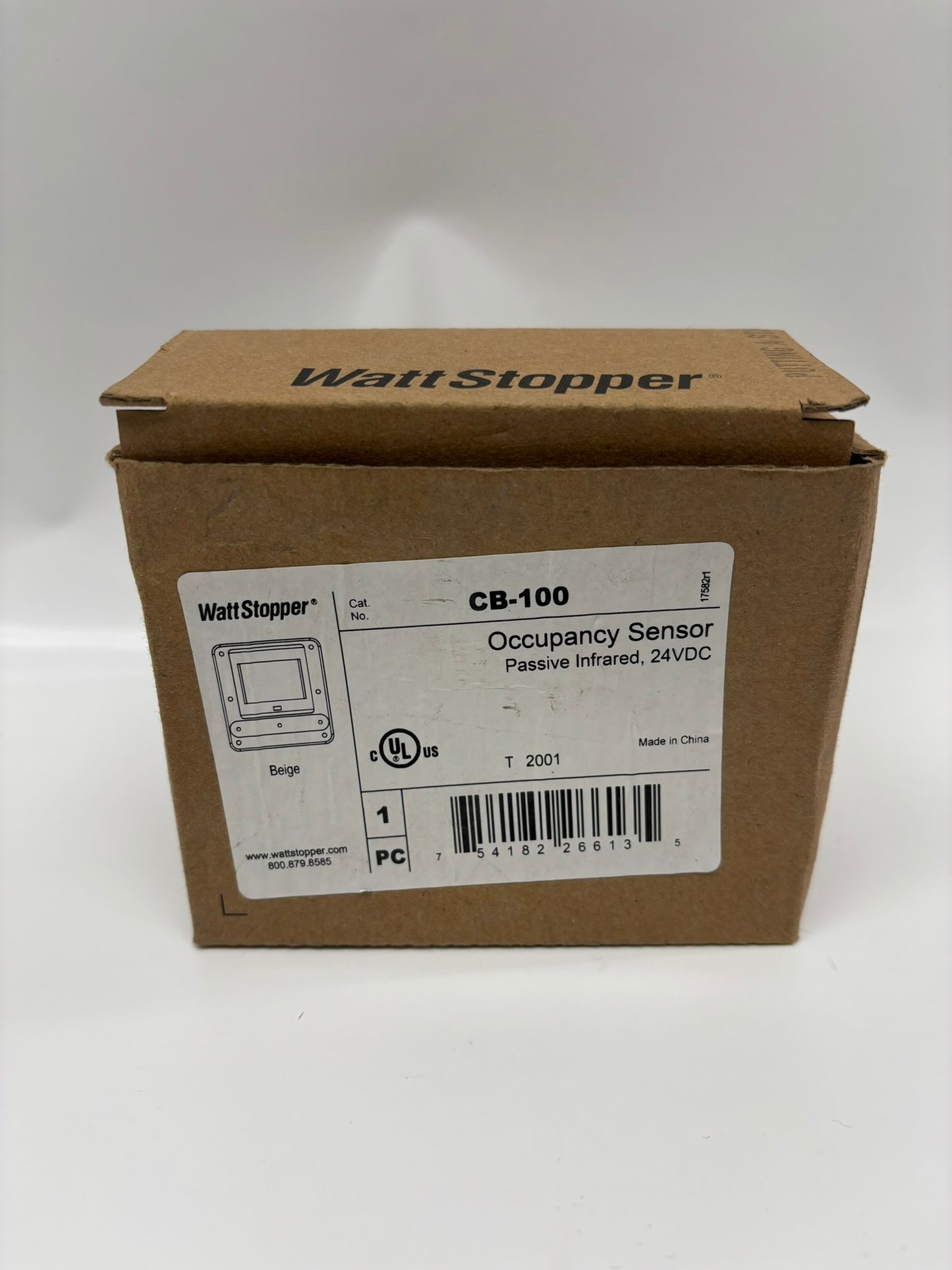 Wattstopper CB-100 occupancy sensor 24 vdc