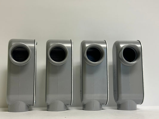 4PK Southwire Topaz (LR5CG) 1-1/2" Rigid Conduit Body LR-Type For Wet Locations