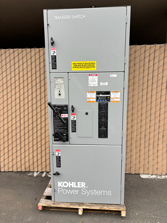Kohler KBP-DMVA-0600S 600 AMP 480V Emergency Auto Transfer Switch W Bypass 01/15