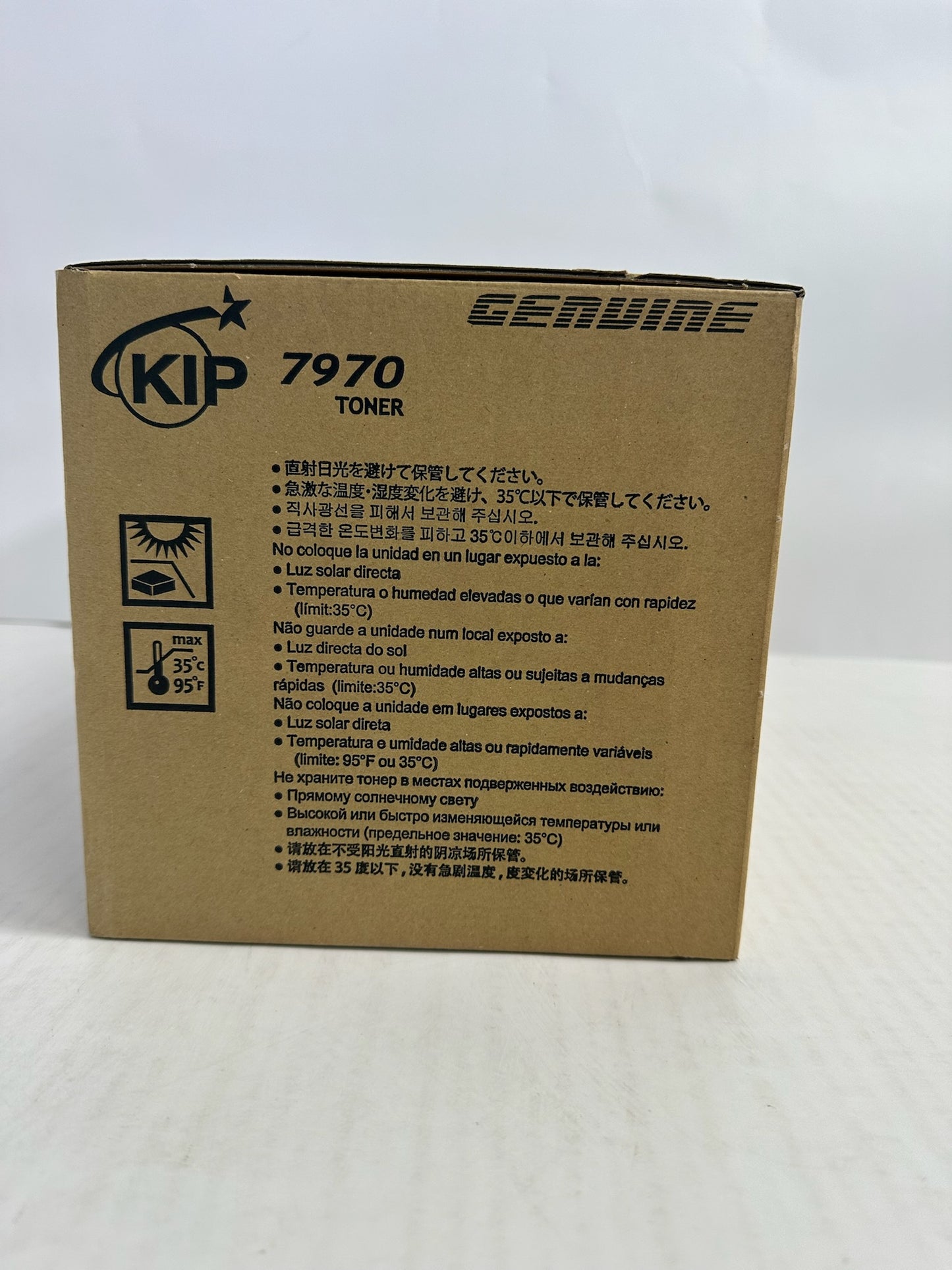 Open Box OEM KIP 7970, 7770 Black Toner Z370970050 (3 Toner Bottles in total)