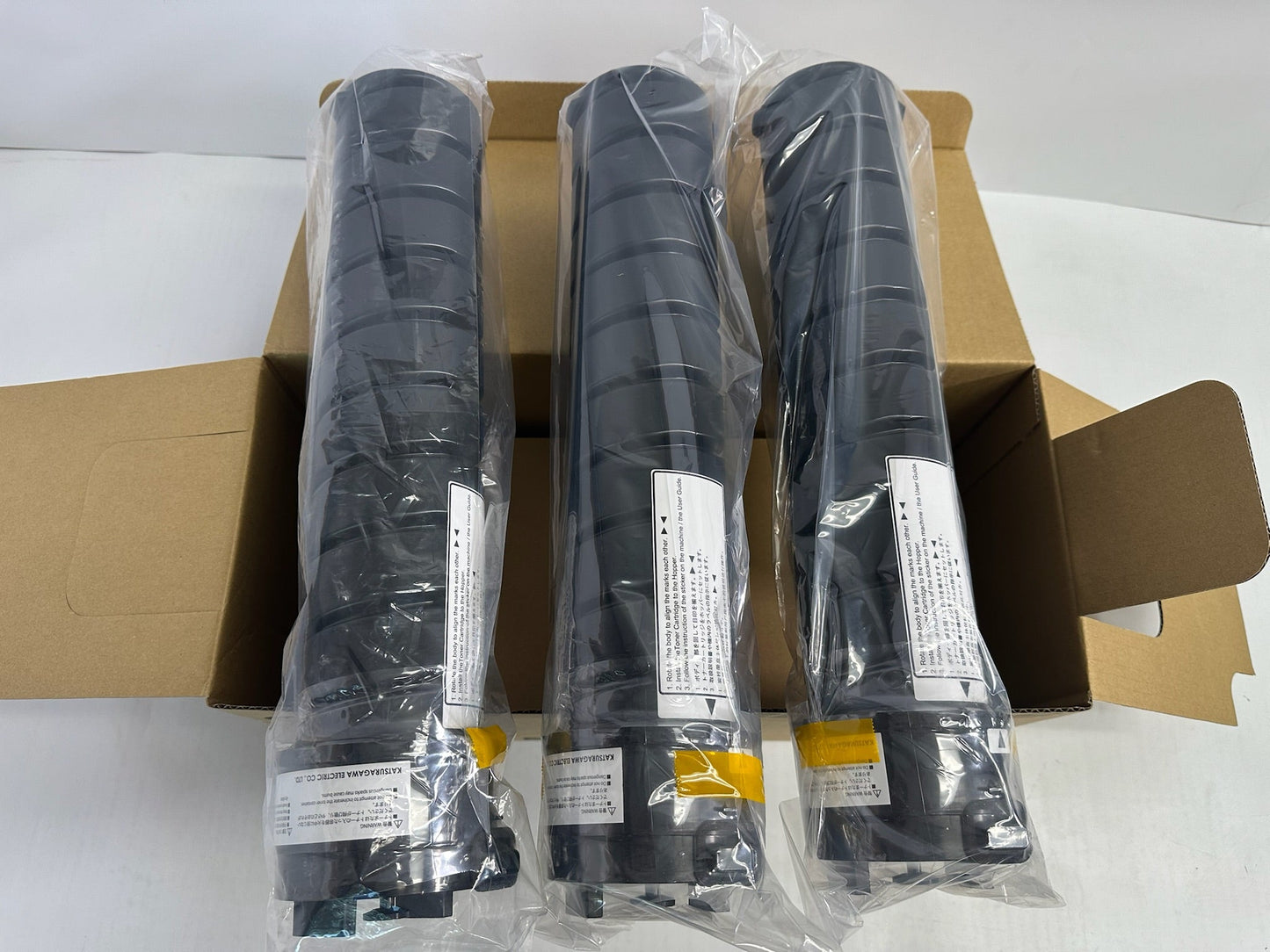 Open Box OEM KIP 7970, 7770 Black Toner Z370970050 (3 Toner Bottles in total)