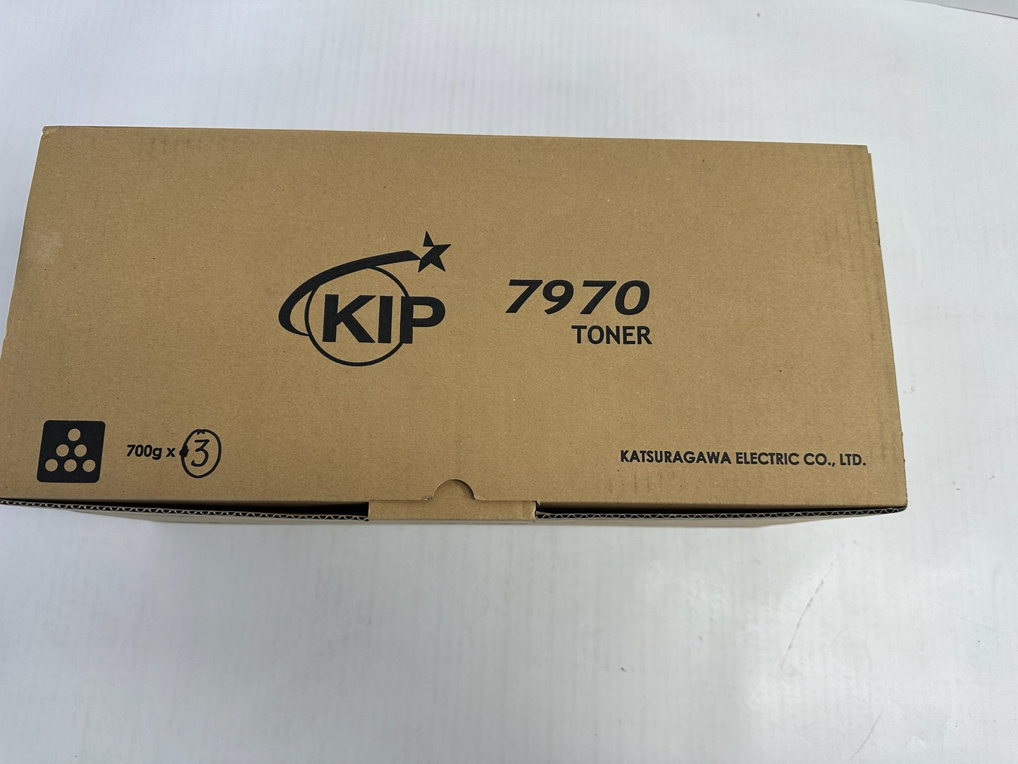 Open Box OEM KIP 7970, 7770 Black Toner Z370970050 (3 Toner Bottles in total)
