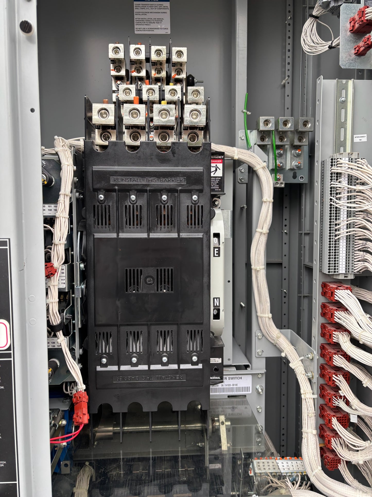 Kohler KBP-DMVA-0600S 600 AMP 480V Emergency Auto Transfer Switch W Bypass 01/15