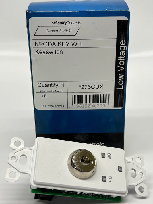Acuity nLight NPODA KEY WH Keyswitch Low Voltage