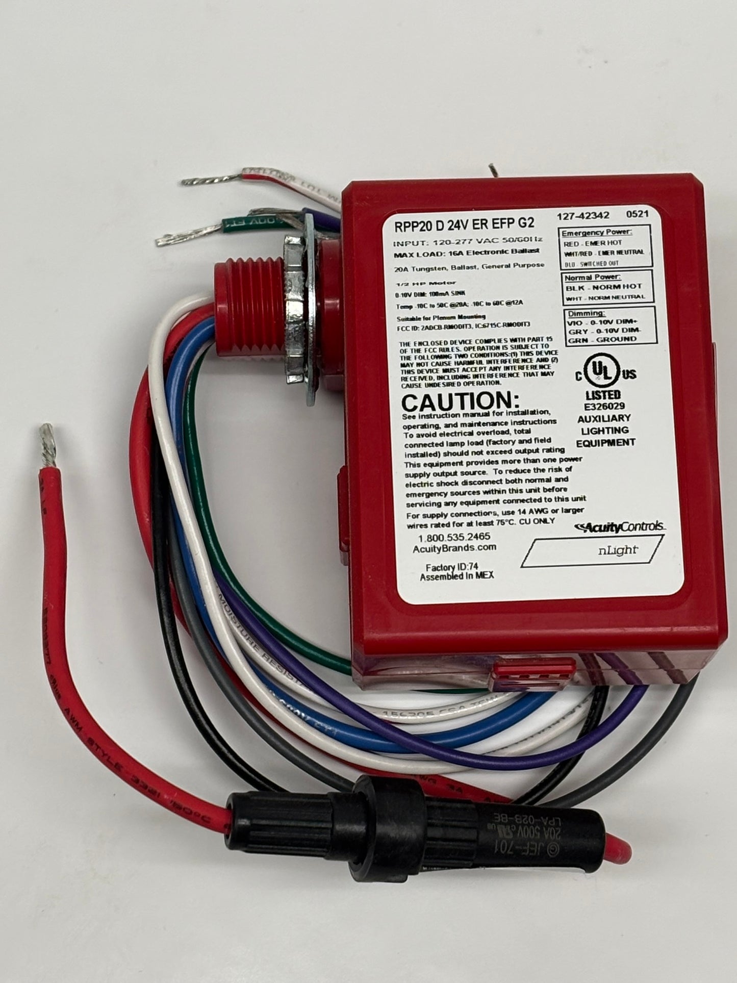 Acuity RPP20 D 24v ER EFP G2 Controlled Dimming