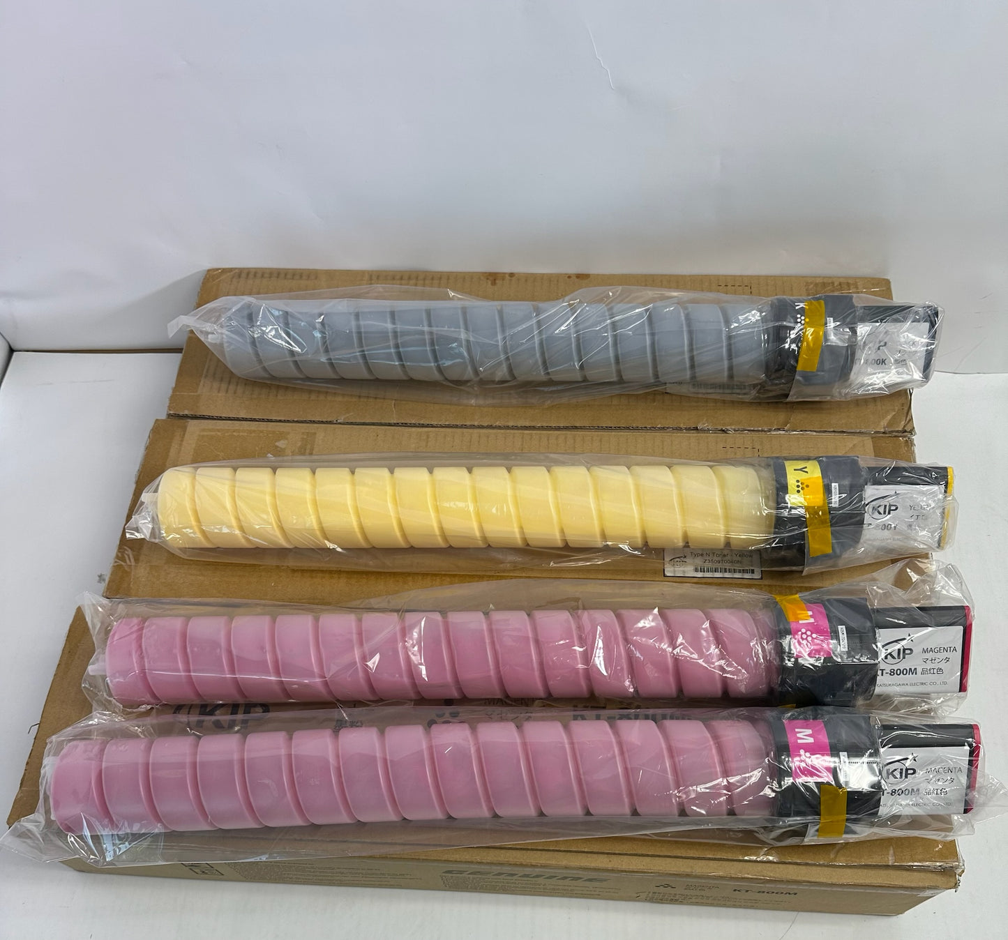 Open OEM KIP 850,860,870,880,890 MYK Toners KT-800 (4 Toner bottles in total, No Cyan)