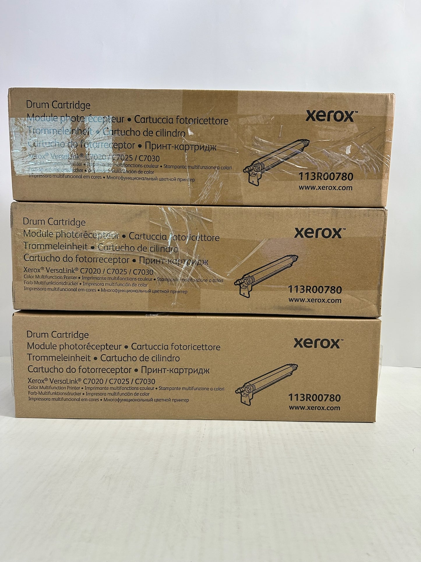 3 NEW OEM Xerox VersaLink C7020 C7025 C7030 Drum Cartridge Unit 113R00780