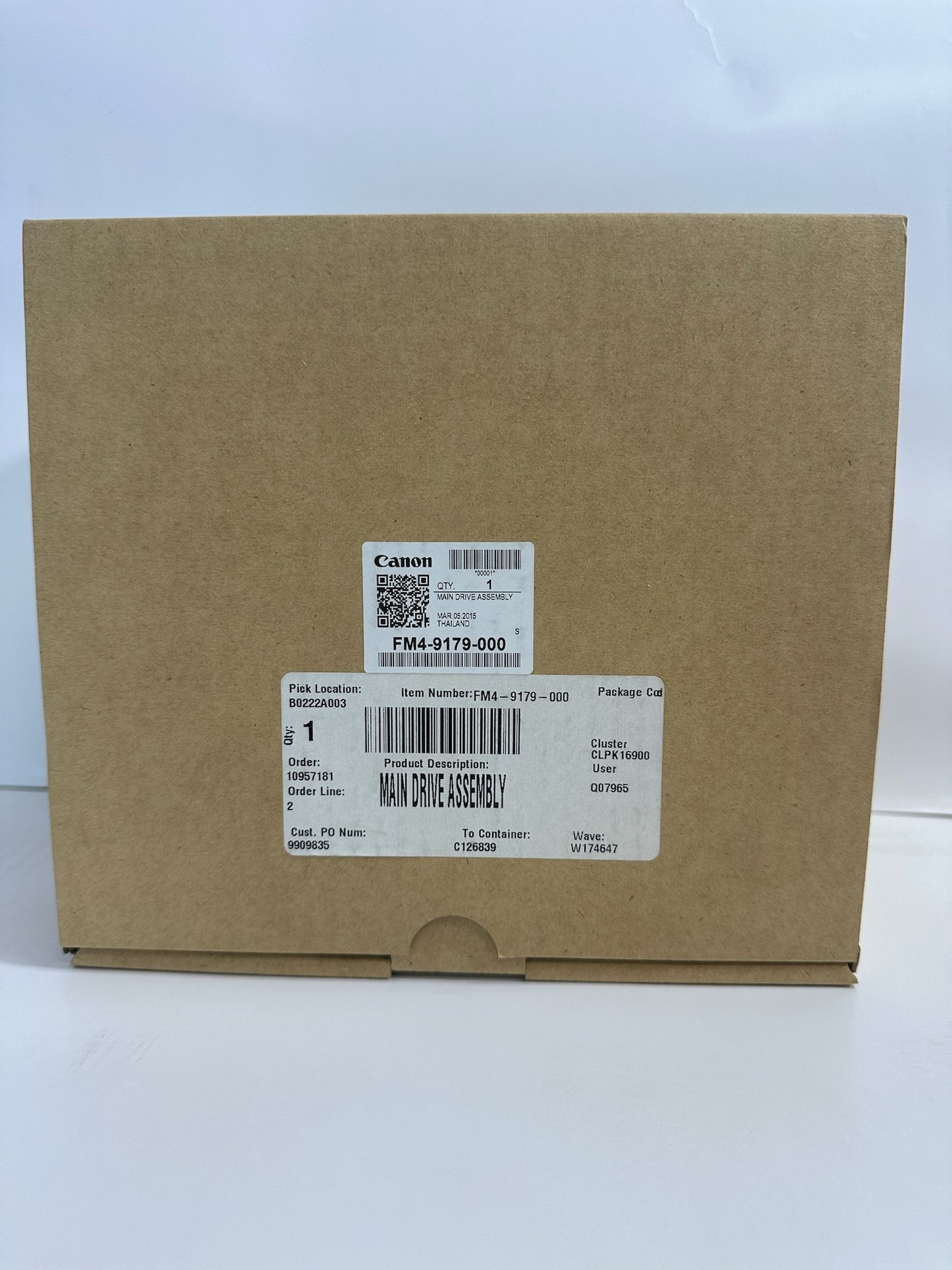 NEW OEM Canon iR-ADV 4051 ,4225 120V Main Drive Assembly FM4-9179-000