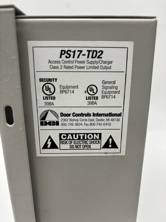 DCI PS17-TD2 Standard Access Control Power Supply/Charger