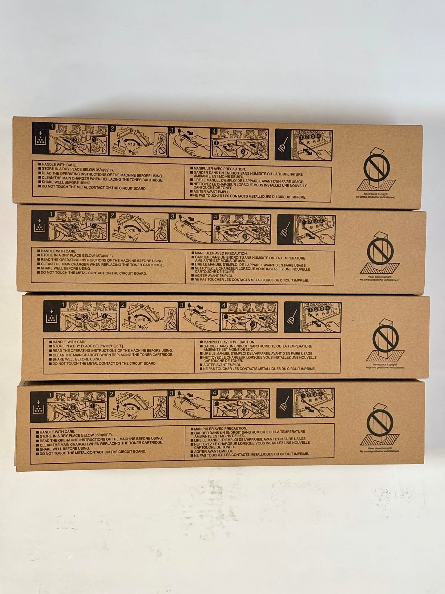 4 OEM Toshiba E STUDIO 330AC,400AC CMYK Toner Cartridges T-FC330U-C,M,Y,K