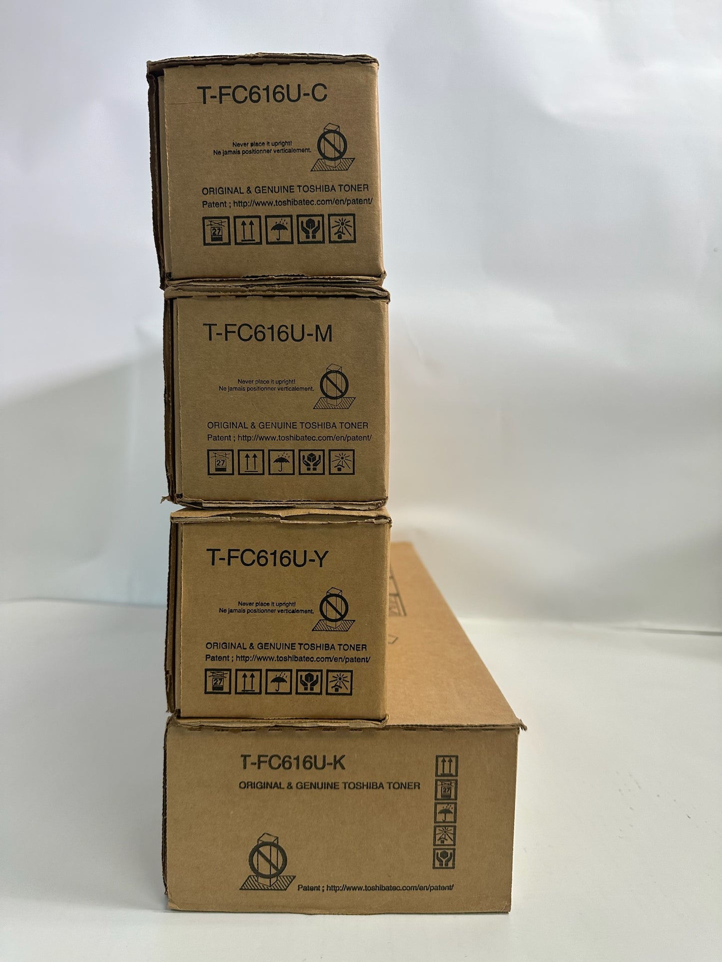 4 OEM Toshiba e-STUDIO 5516AC,6516AC,7516AC CMYK Toner Cartridges  T-FC616U