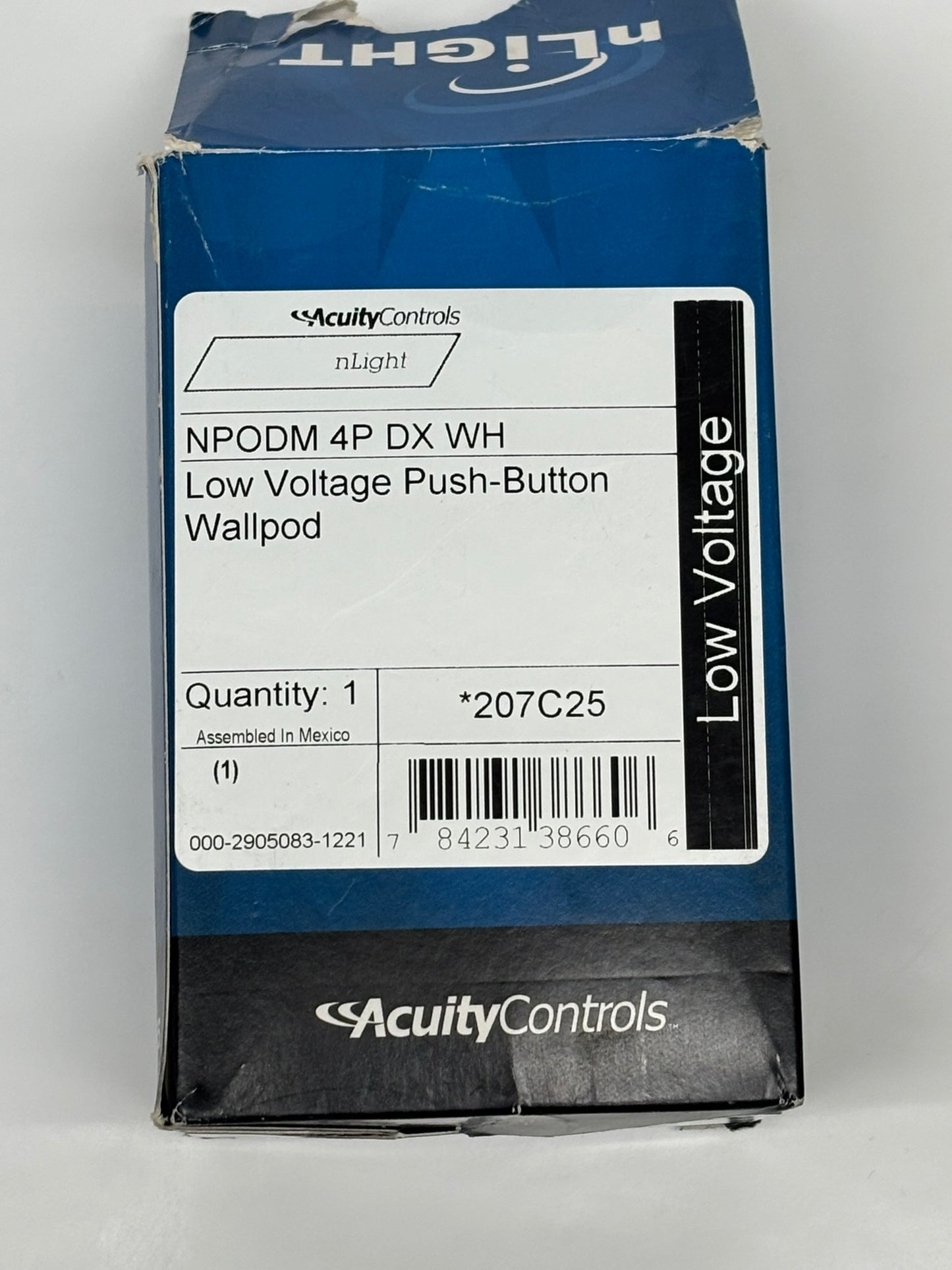 Acuity NPODM 4P DX WH Low Voltage *207C25