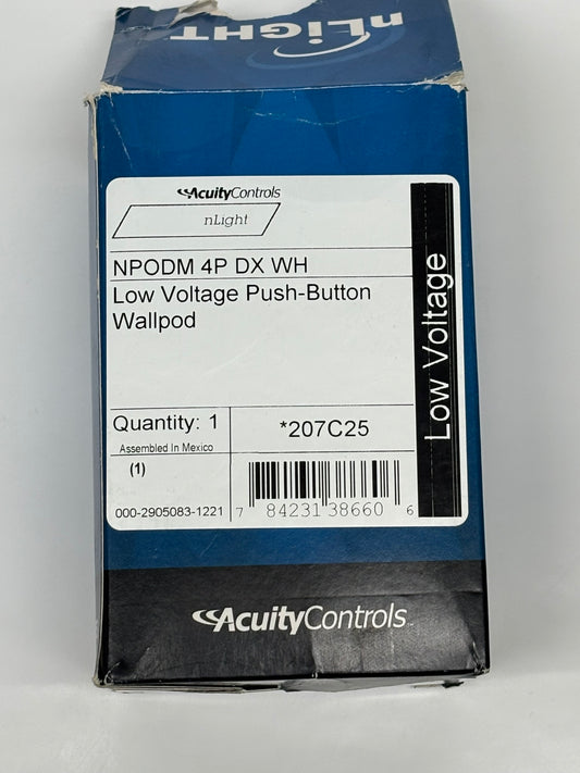 Acuity NPODM 4P DX WH Low Voltage *207C25