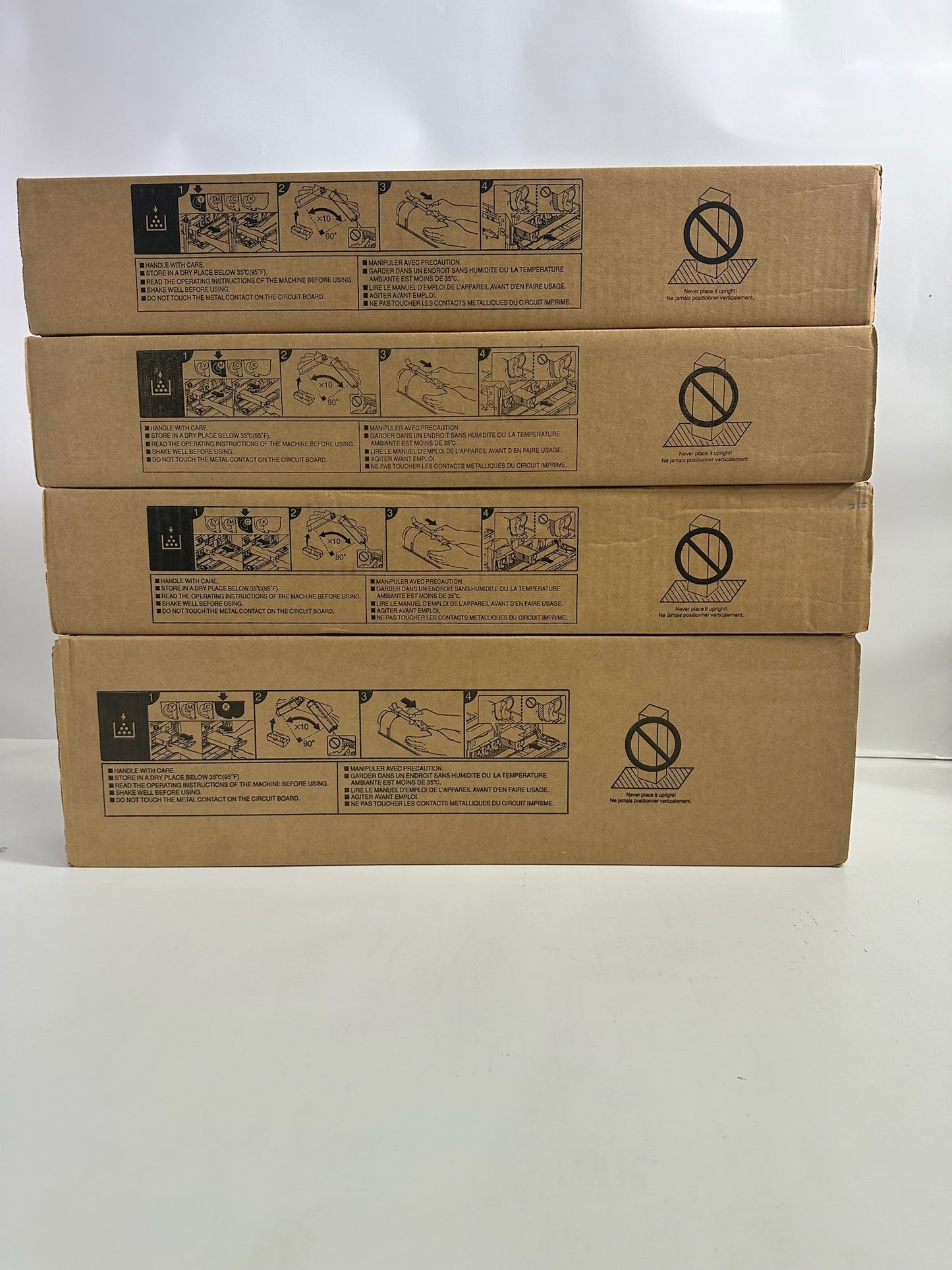 4 OEM Toshiba e-STUDIO 5516AC,6516AC,7516AC CMYK Toner Cartridges  T-FC616U
