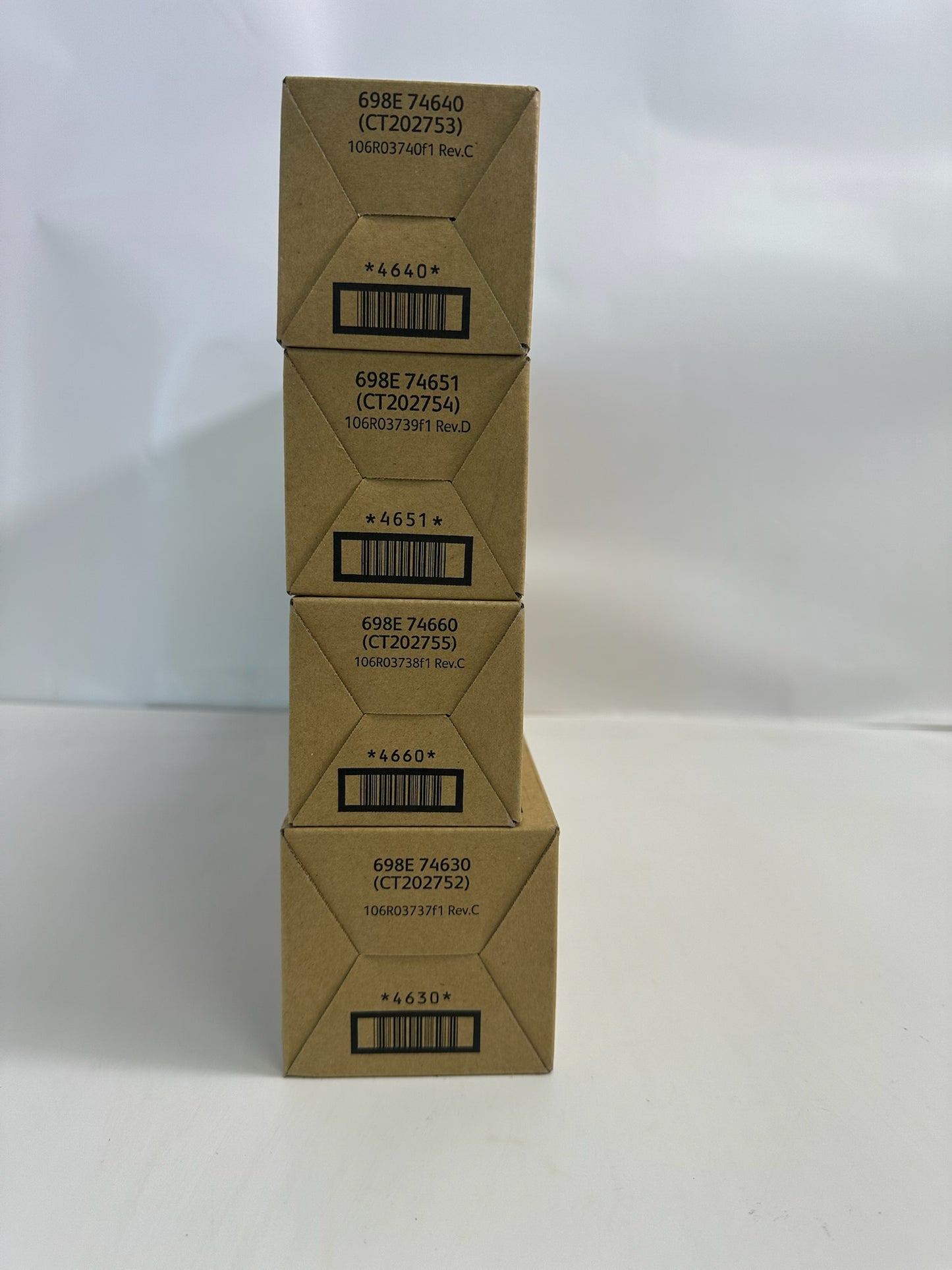 4 New OEM Xerox VersaLink C7020 C7030 CMYK EXTRA High Capacity Toners 106RO3737,38,39,40
