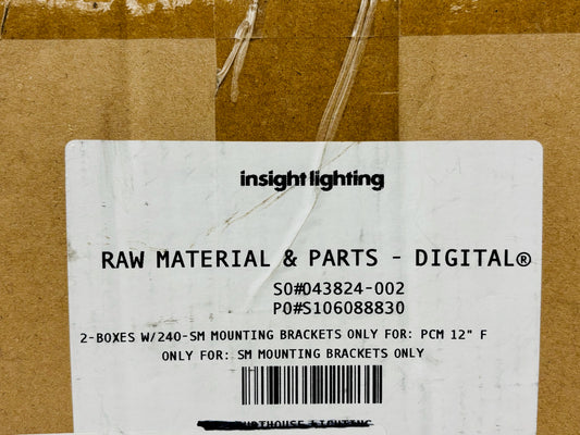100Pk Insight Lighting PCM 12" Mounting Bracket