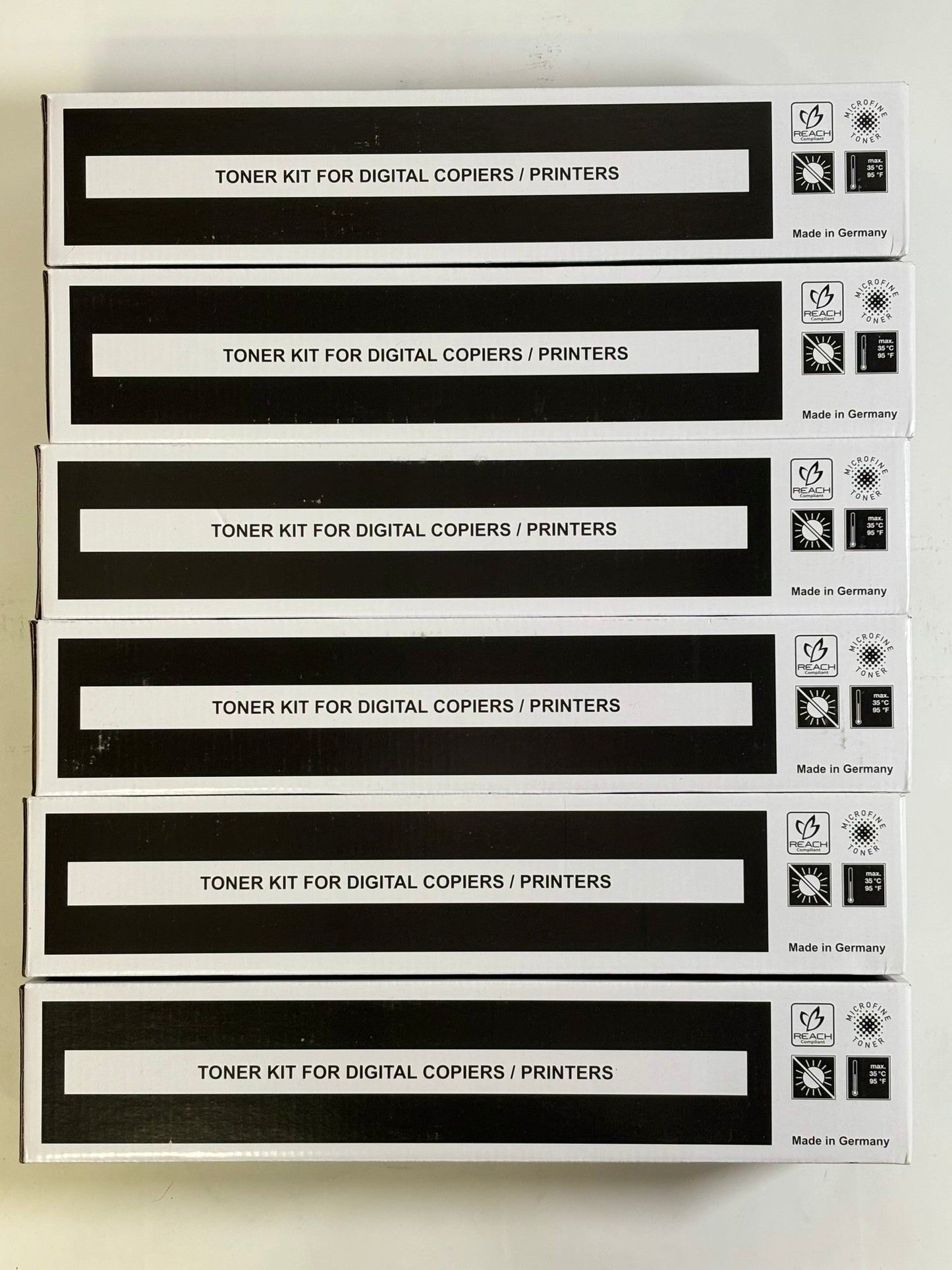 6 Compatible Ricoh,Lanier SPC300,C400,C401 CMY Toners (841296,841297,841298)
