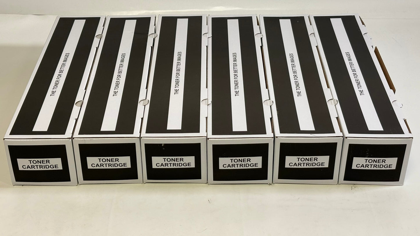 6 Compatible Ricoh,Lanier SPC300,C400,C401 CMY Toners (841296,841297,841298)