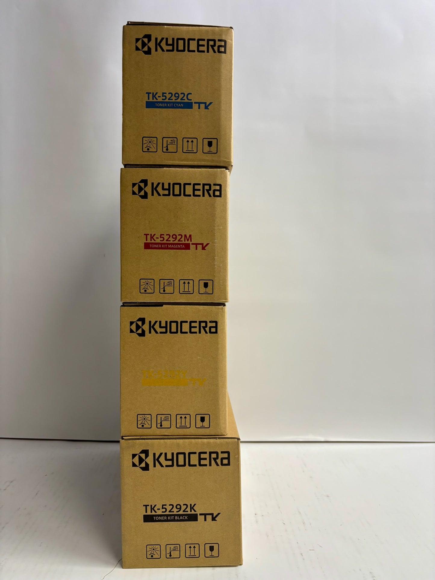 4 New Genuine Kyocera ECOSYS P7240cdn CMYK Toner TK-5292 (Same Day Shipping)