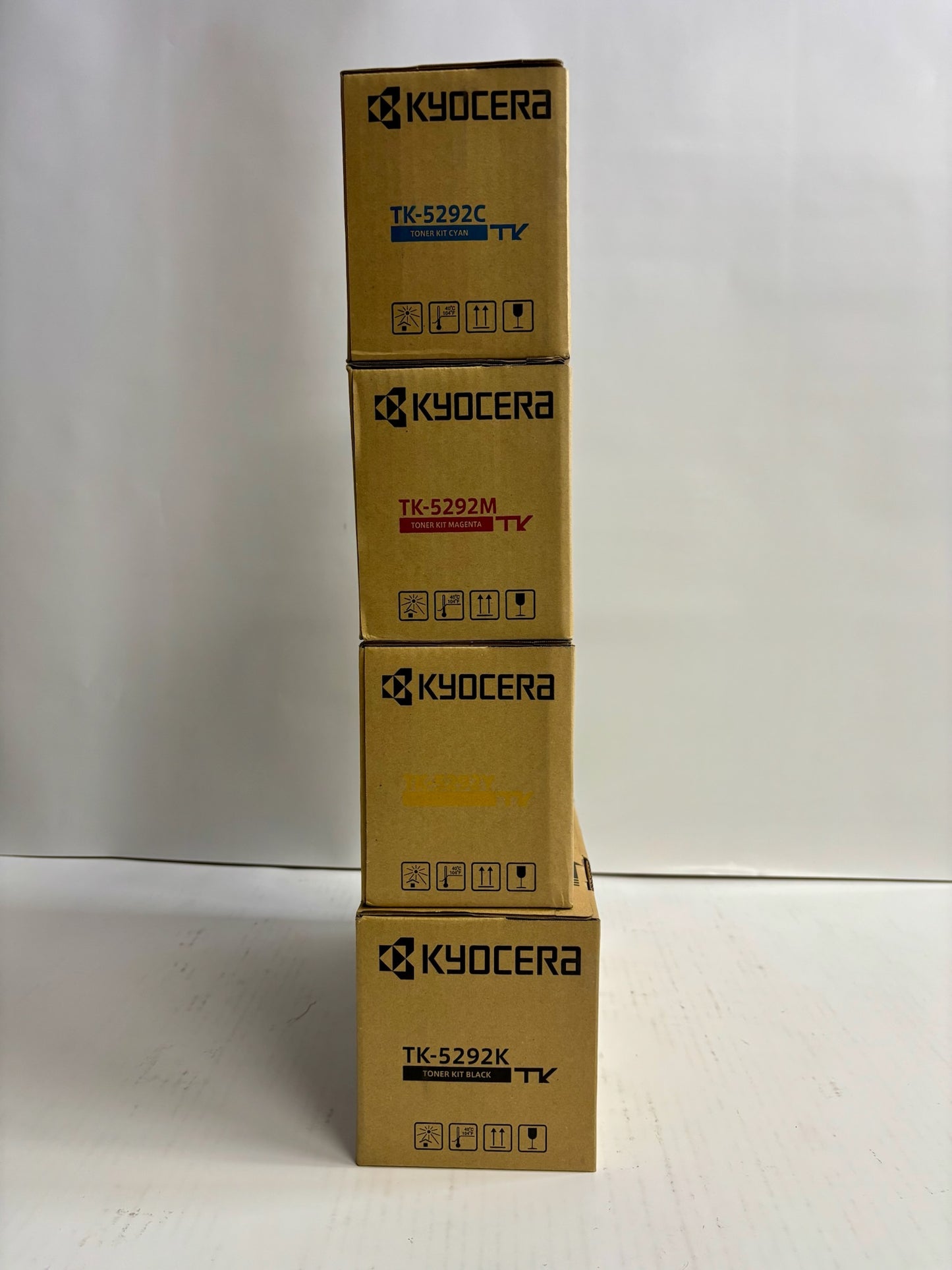 4 New Genuine Kyocera ECOSYS P7240cdn CMYK Toner TK-5292 (Same Day Shipping)