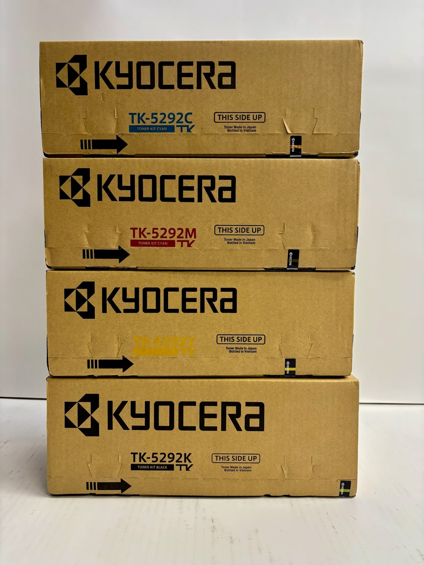 4 New Genuine Kyocera ECOSYS P7240cdn CMYK Toner TK-5292 (Same Day Shipping)