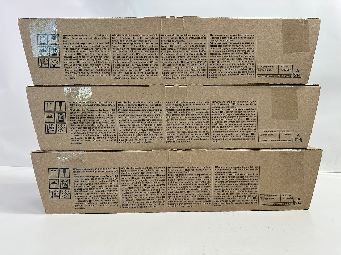 3 New Genuine Ricoh,Savin,Lanier MP3554,MP2554SP Black Toners 842124