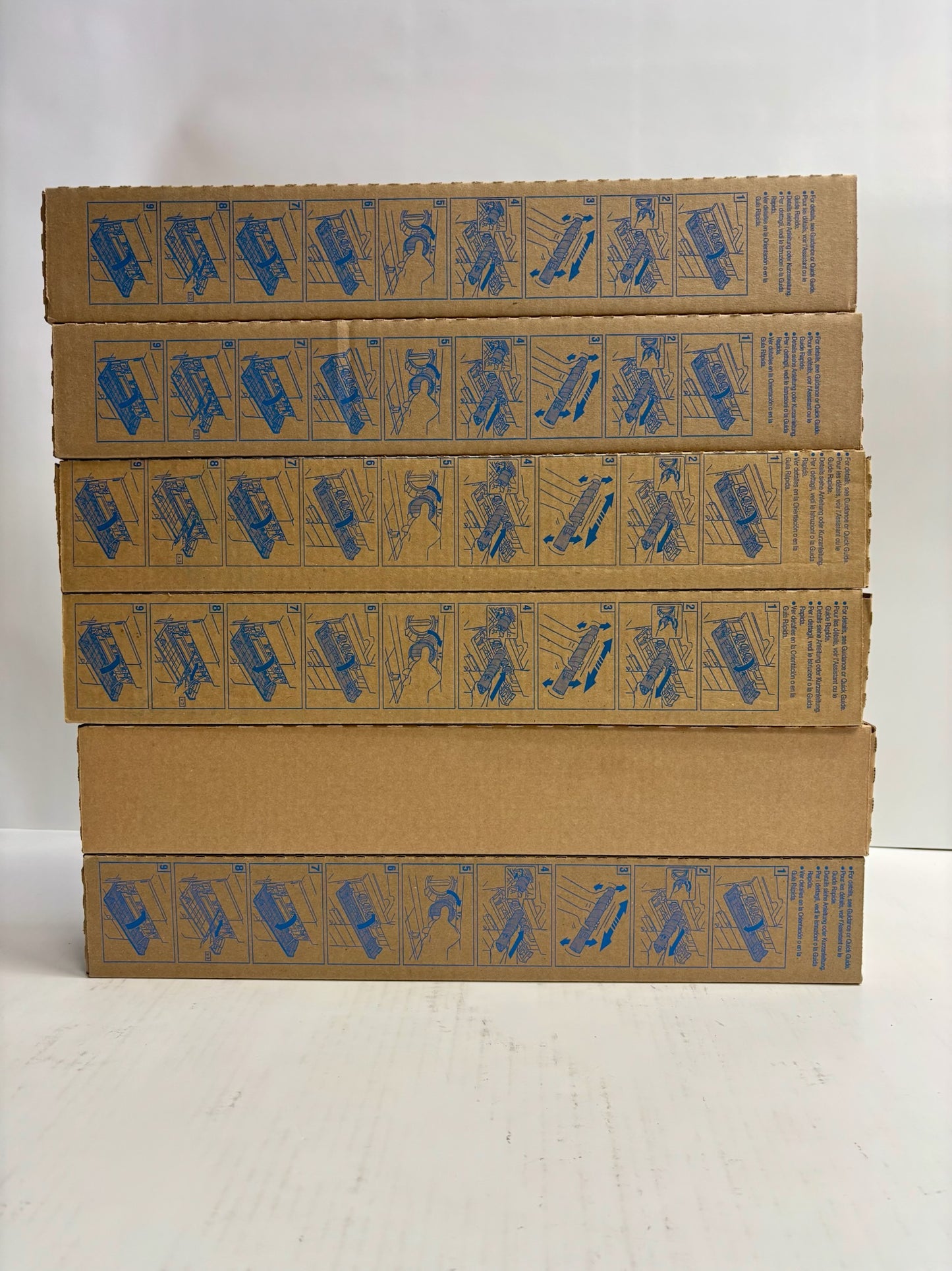 6 Genuine Konica BH C454,C454e,C554,C554e TN512 CCMMYK Toners TN512AY, TN512JK