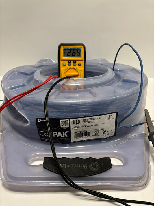 SouthWire CoilPAK 10 Blue THHN 600V 879Ft 268m 58022205