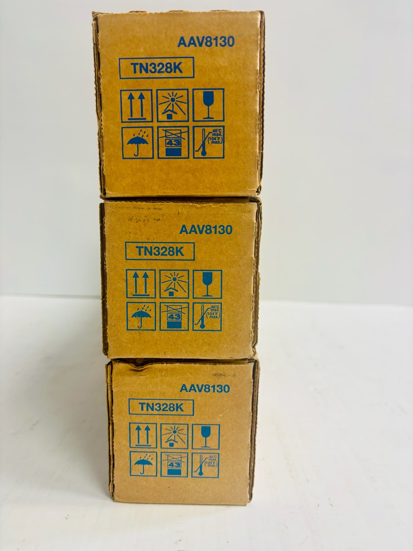 3 Genuine Konica Minolta Bizhub C250i,C300i,C360i TN328 Black Toners TN328K