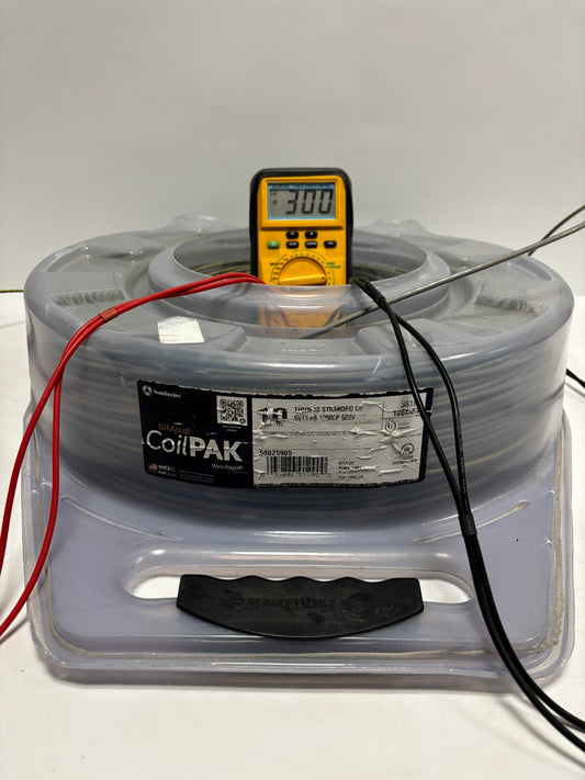 SouthWire CoilPAK 10 White Red THHN 600V 984Ft 300m 58025905