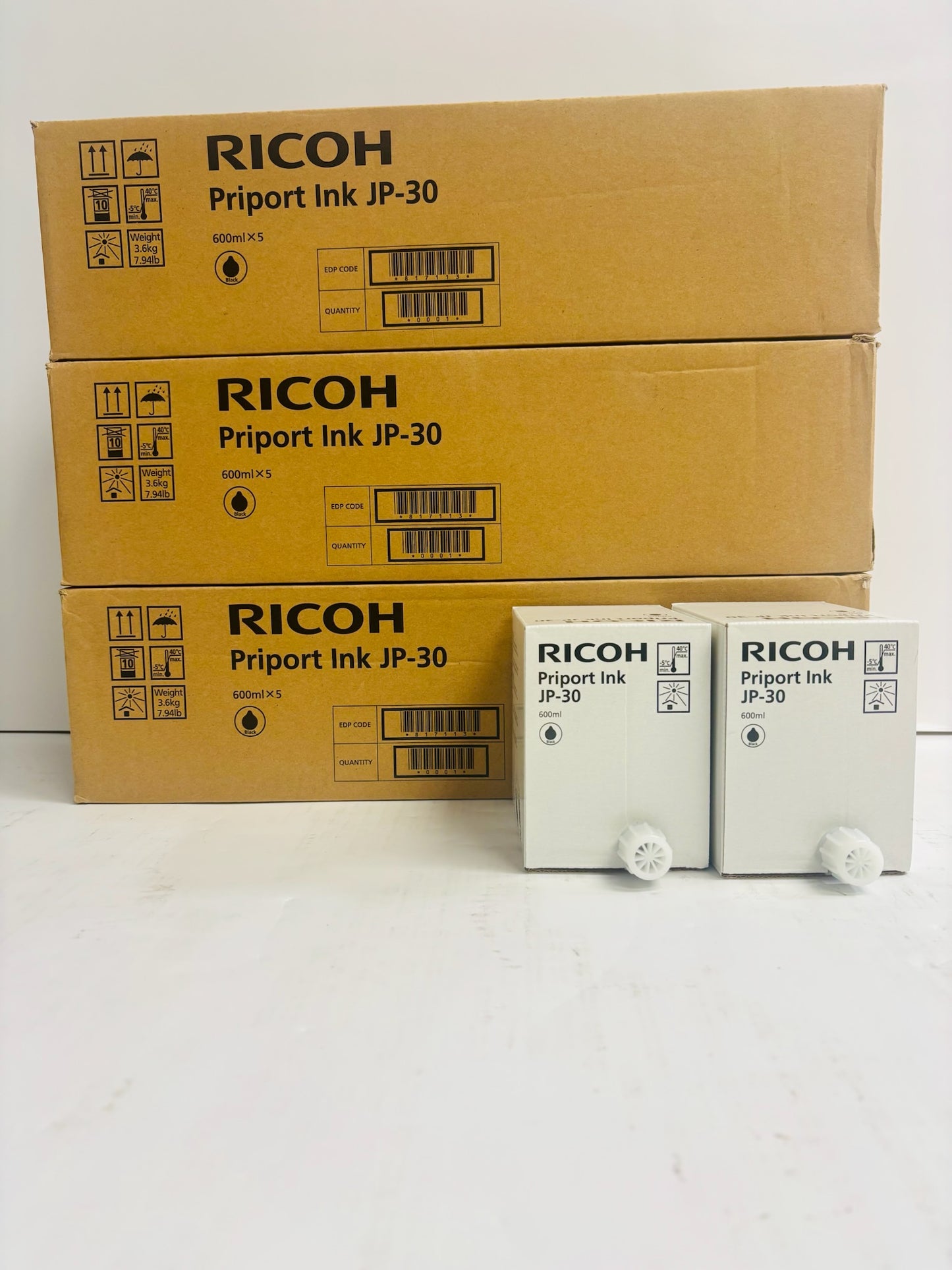 17PK New OEM Ricoh DD3334,DX3340,DX3343 Black Priport Ink JP-30, 817113