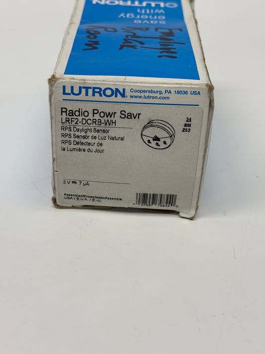 Lutron LRF2-DCRB-WH Radio Powr SavrT Wireless Daylight Sensor