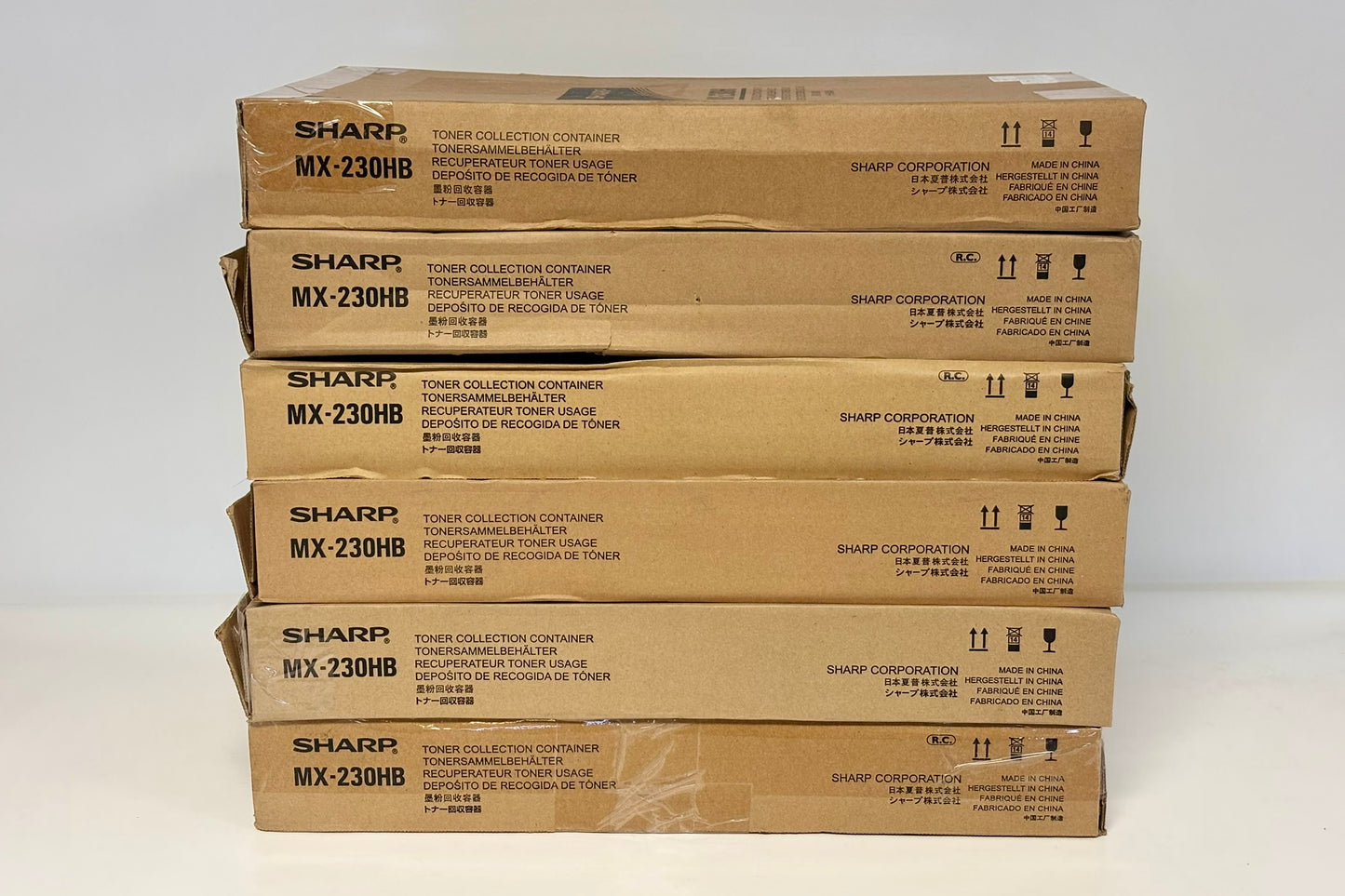 6 OEM Sharp MX-2310U,MX-2610N, MX-2615N,MX-3140N Waste Toner Container MX-230HB