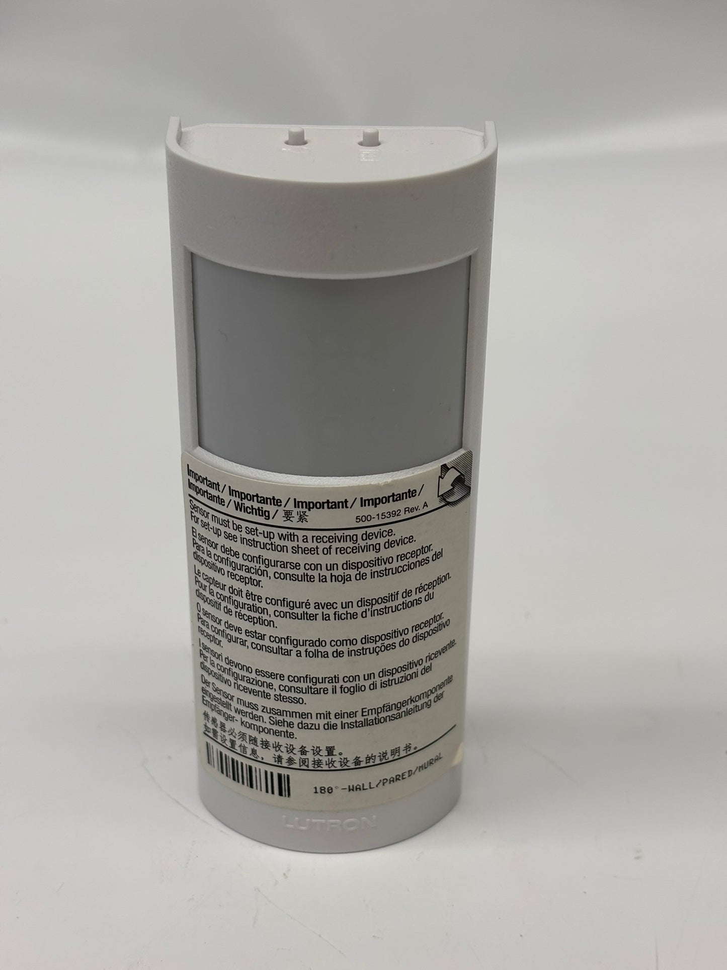 Lutron LRF2-OWLB-P-WH Radio Powr Savr Wireless Occupancy / Vacancy Wall-Mount Sensor