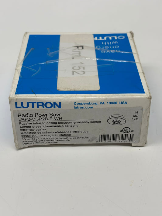 Lutron (LRF2-OCR2B-P-WH) Radio Powr Savr Wireless Vacancy Ceiling Sensor