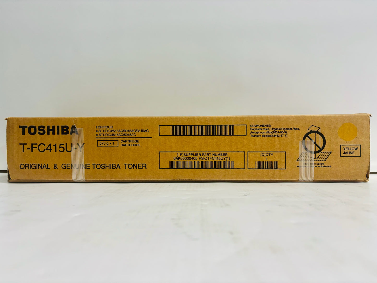 Genuine Toshiba E Studio 2515AC,3015AC Yellow Toner T-FC415U (Same Day Shipping)