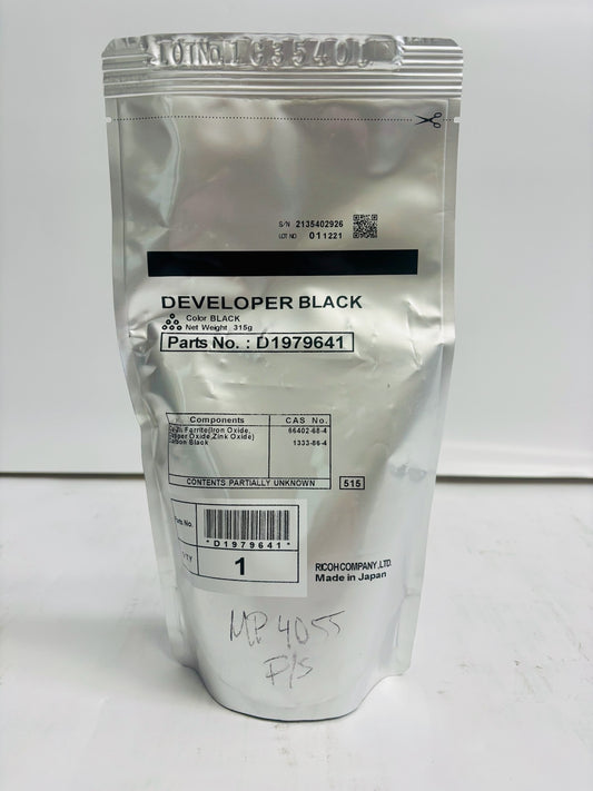 New Genuine Ricoh MP 2554SP,3054SP, 3554SP Black Developer D1979641