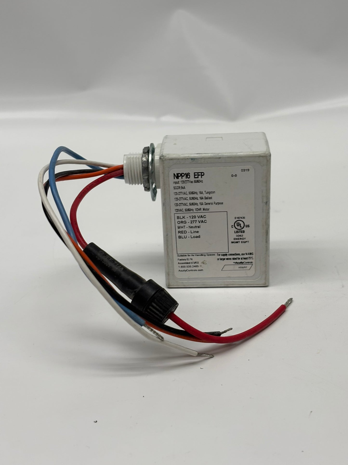 nLight Acuity Controls (NPP16-EFP) Power/ Relay Pack, No Box