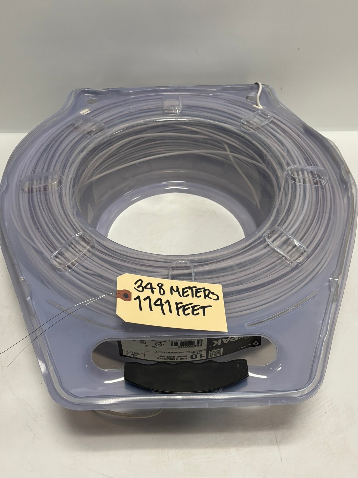 58026205 SouthWire CoilPAK 1141Ft 348m Stranded 10 White Red THHN 600V Same Day Shipping