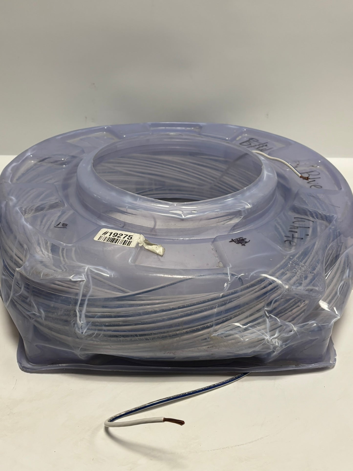 58026105 SouthWire CoilPAK 649Ft 198m Stranded 10 White Blue THHN 600V Same Day Shipping